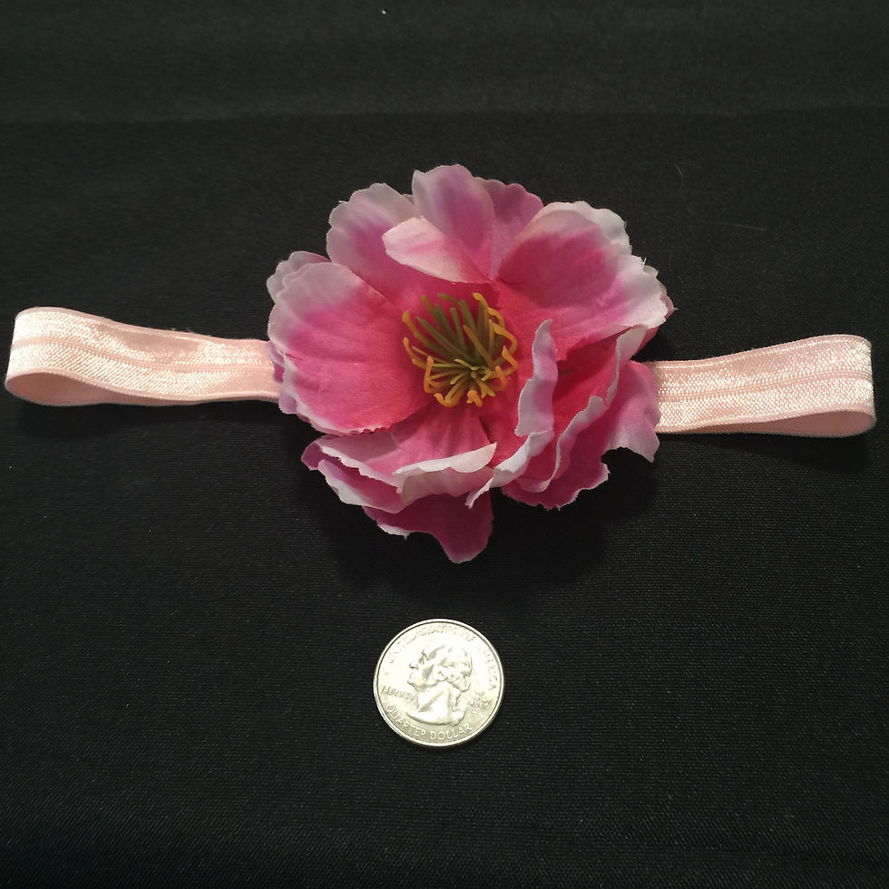 PINK MERIGOLD LIGHT PINK BAND INFANT BOH