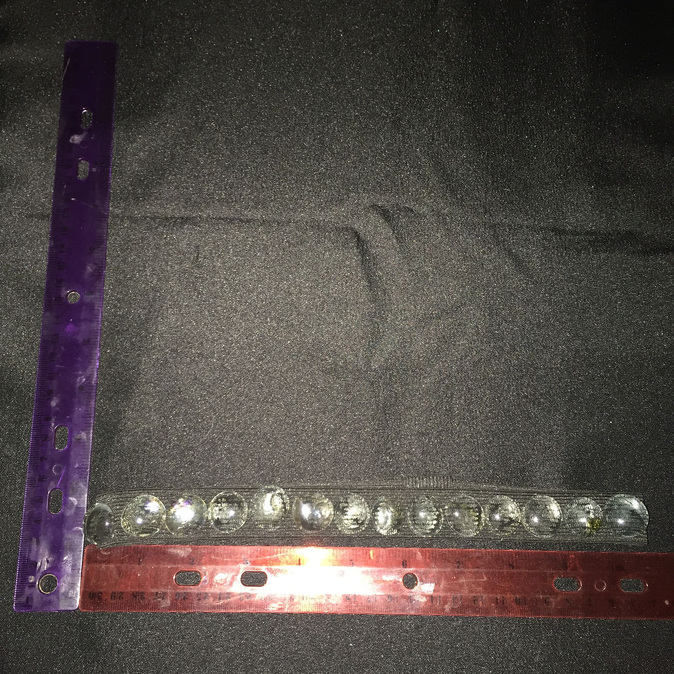 CLEAR SMALL BEAD BOHO HEADBAND