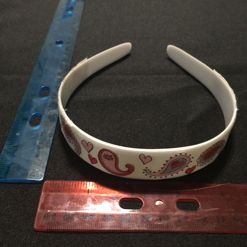 RED DESIGN HEADBAND