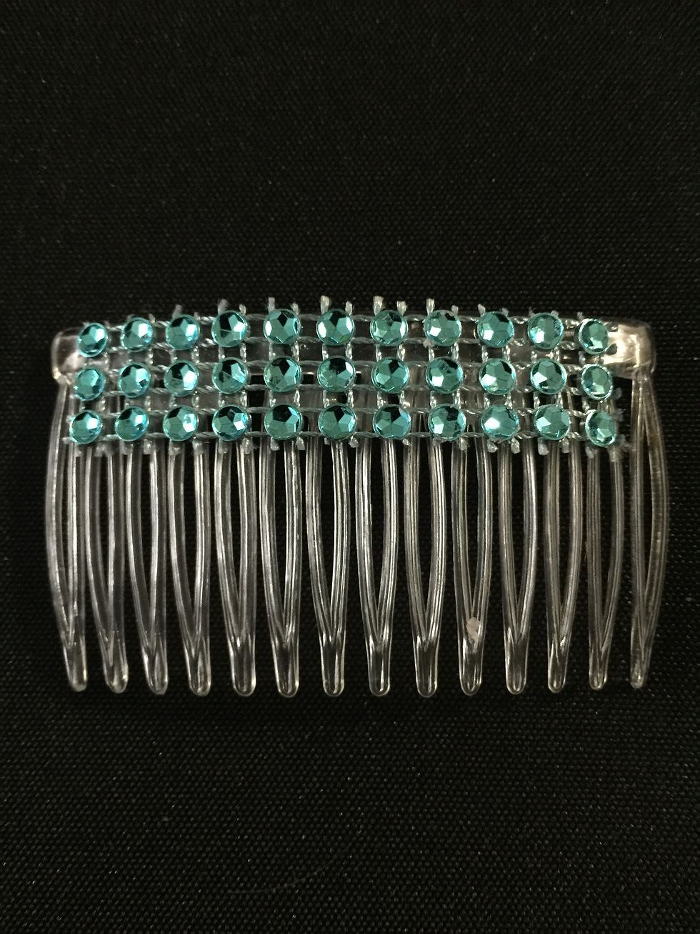 BLUE BEAD COMB (SOLD INDIVIDUALLY)