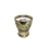 Thumbnail: Bougie timbale en métal gravée du cygne