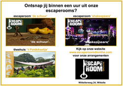 Escape room halve pagina