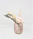 Hängeglas gerippt rosa inkl. Dried Flowers und Rose.jpg