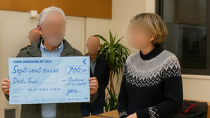 Remise de dons à Gardanne