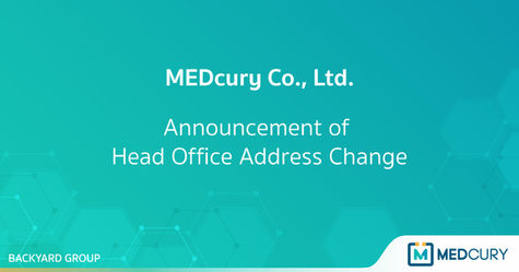 Announcement of Address Change of MEDcury Co., Ltd. Head Office