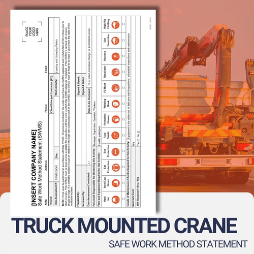Truck Mounted Crane SWMS Everything OHS