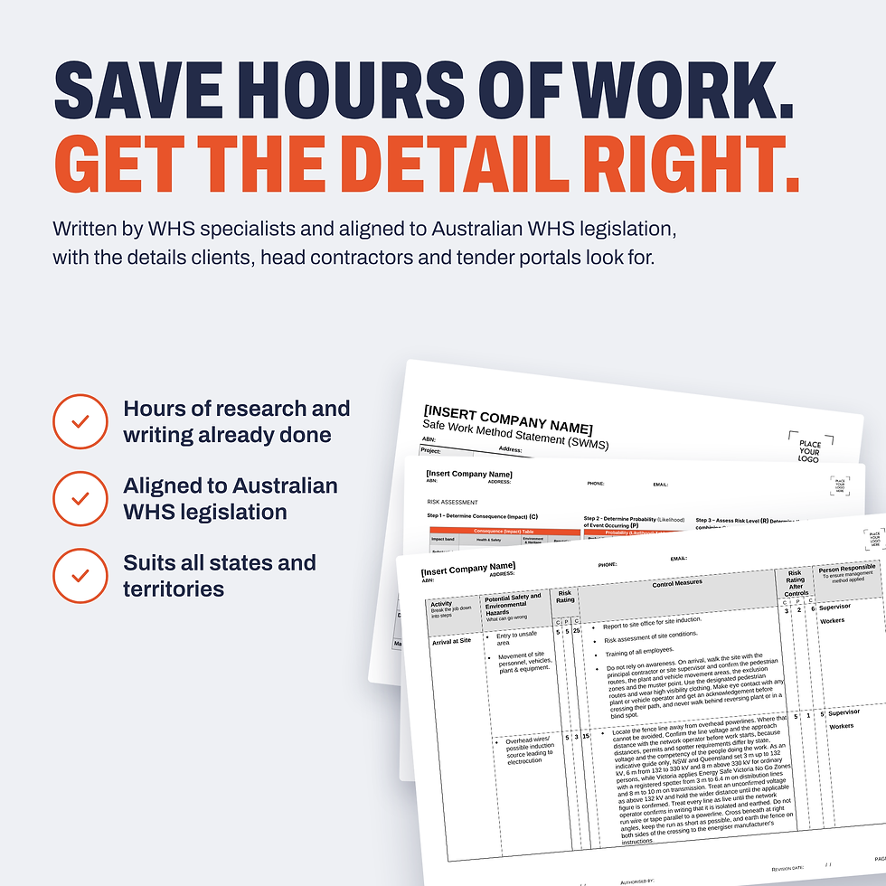 Thumbnail: The Fencing SWMS saves time and is aligned to Australian WHS legislation