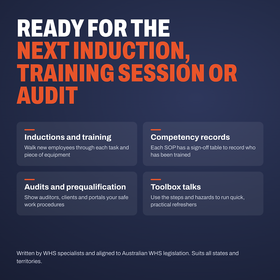 Thumbnail: Ultimate Building & Construction SOP Bundle for inductions, training and audits