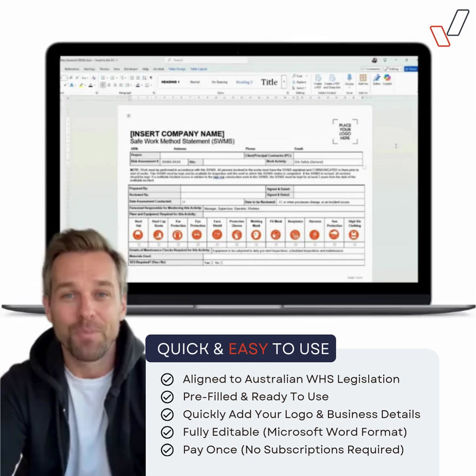 Thumbnail: Electrical Work SWMS overview video