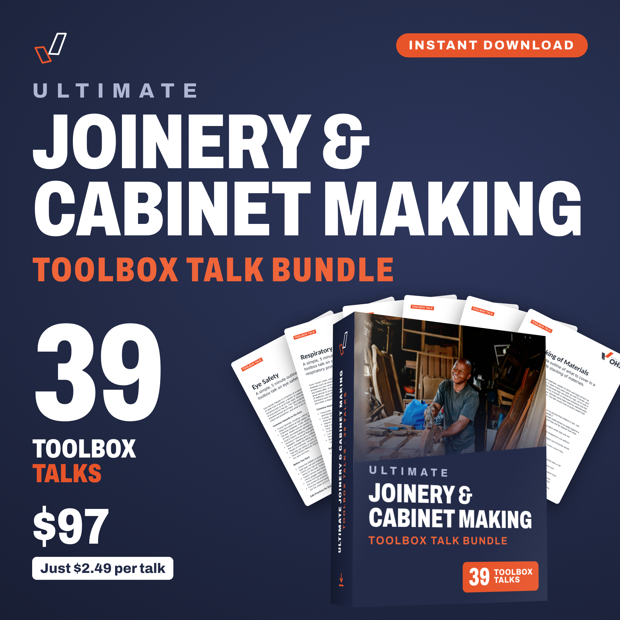 Ultimate Joinery & Cabinet Making Toolbox Talk Bundle
