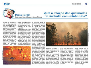 Queimadas na Austrália? O que isso tem a ver comigo? Confira a coluna do mês