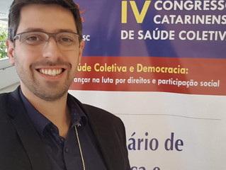Participação no IV Congresso Catarinense de Saúde COLETIVA