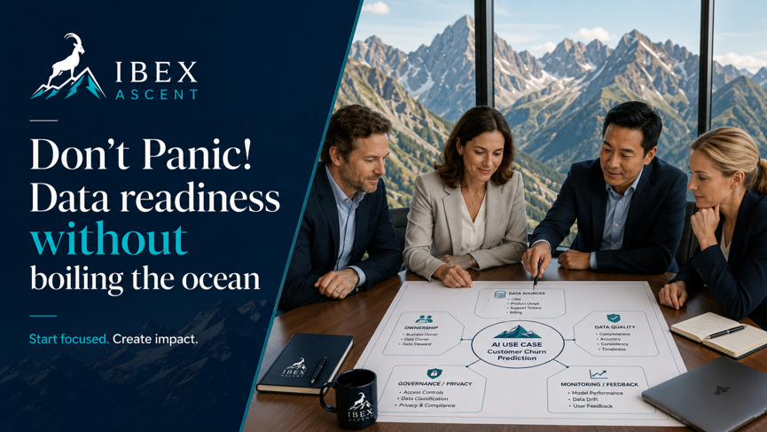 Don't Panic! Getting Your Data Ready for AI Without Boiling the Ocean