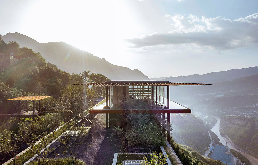 Renovação do Distrito da Caverna Tianbao (Arq. Liu Jiakun Prêmio Pritzker 2025). Imagem: Divulgação