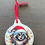 Thumbnail: Raccoon ceramic double sided ornament