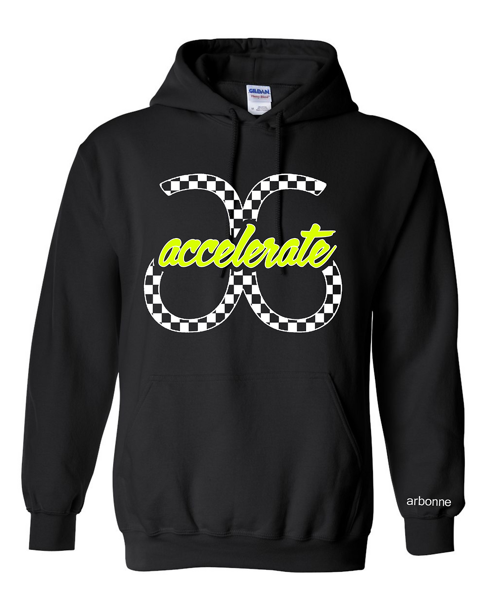 Black Accelerate Hoodie