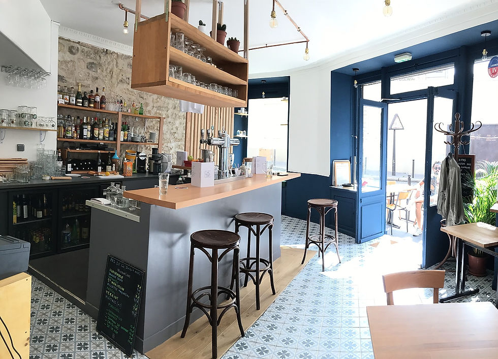 Comptoir du nouveau bar parisien
