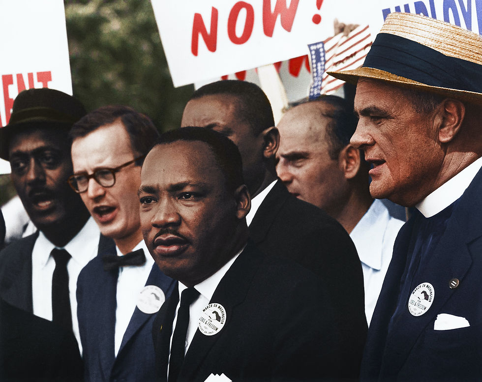 Martin Luther King at the Civil Rights March on Washington, August 28, 1963