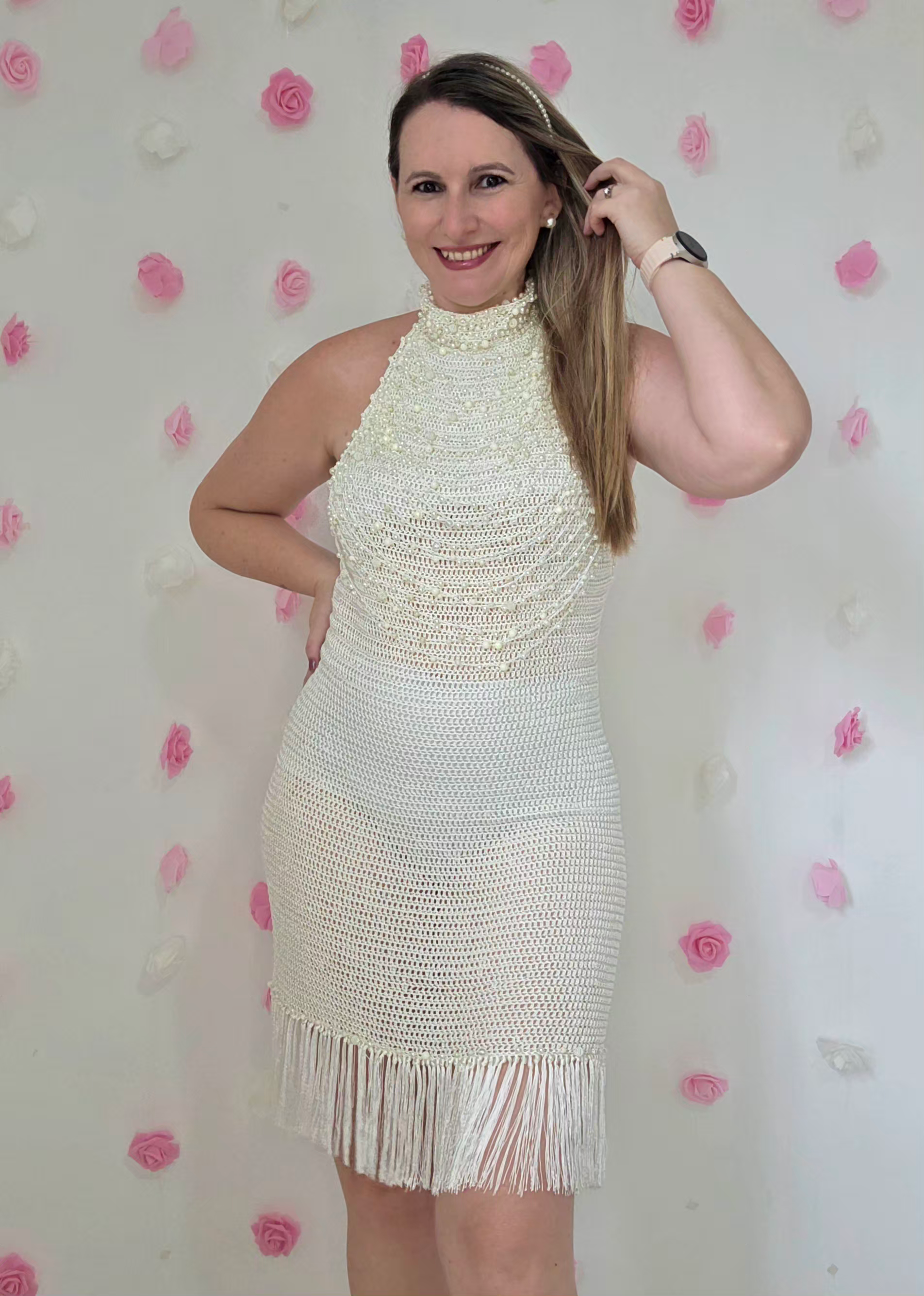 Vestido Brisa de Pérolas