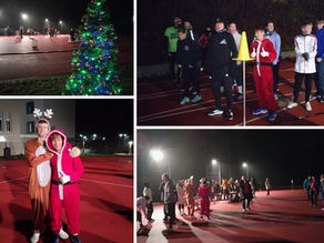 Collage vom Jingle Bell Run 2025