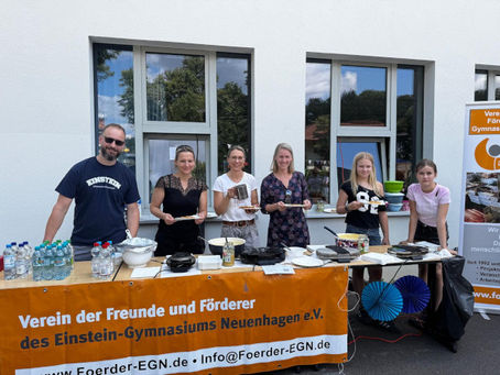 Stand des Fördervereins des EGN zum Tag der offenen Tür