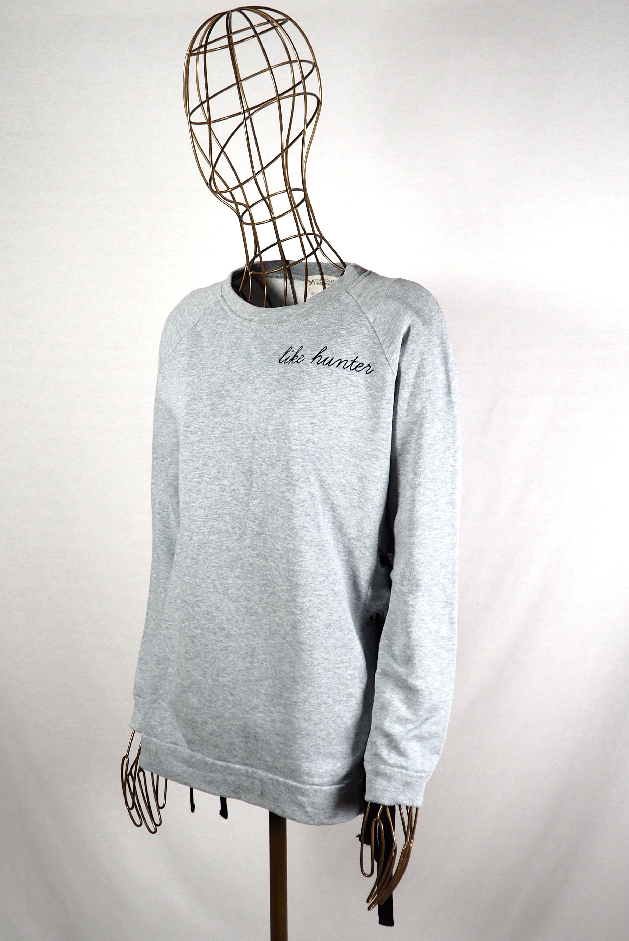 CHOCOLATE MERMAID Grey Melange Sweater 