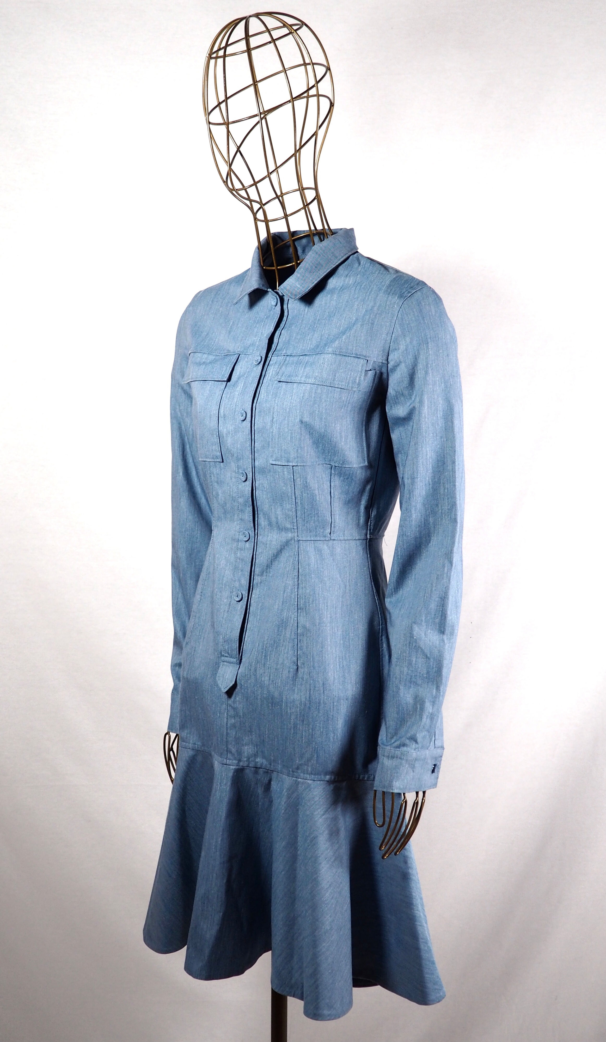 USE UNUSED Denim Shirtdress