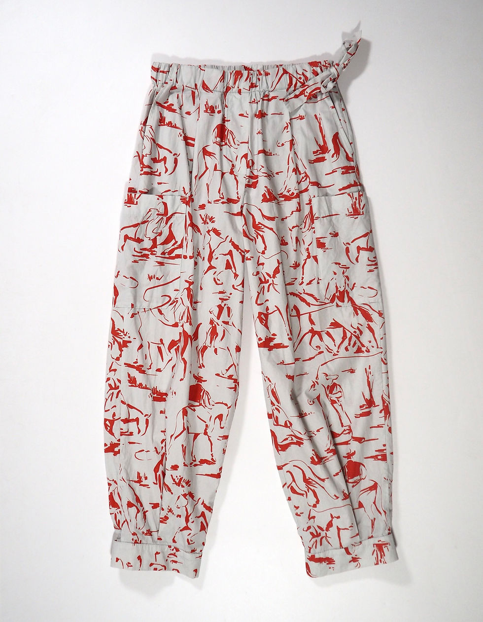 Thumbnail: TOMCSANYI Printed Paperbag Pants 