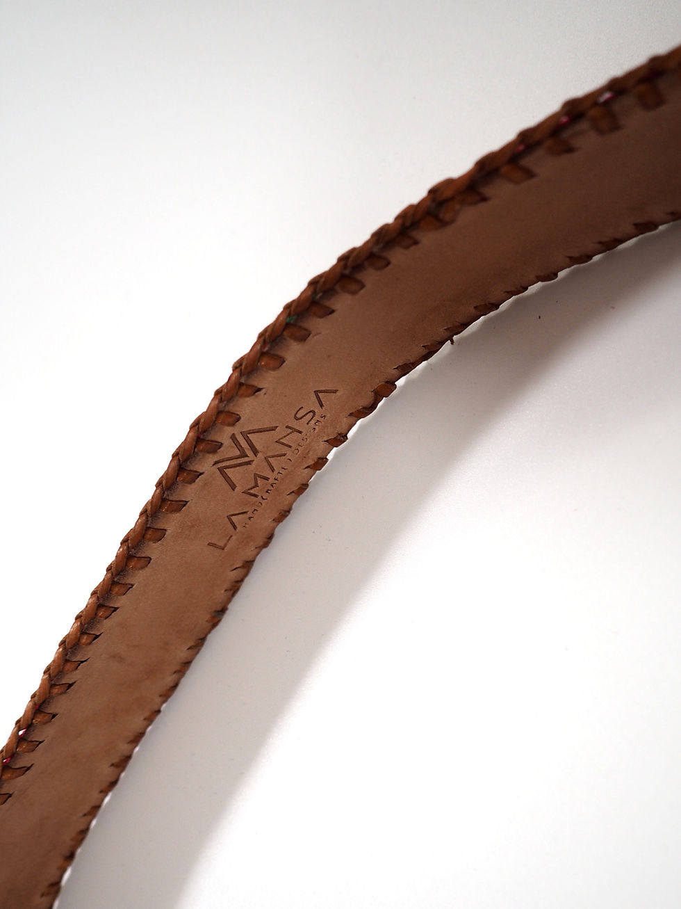 Thumbnail: LA MANSA Leather/Woven Belt 