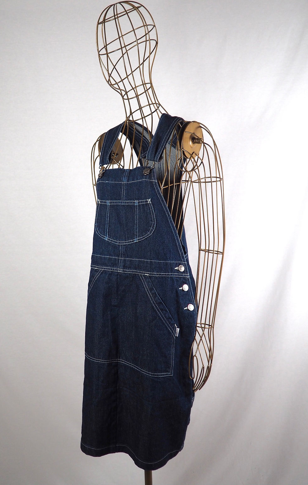 Thumbnail: VINTAGE Dungarees Denim Skirt 