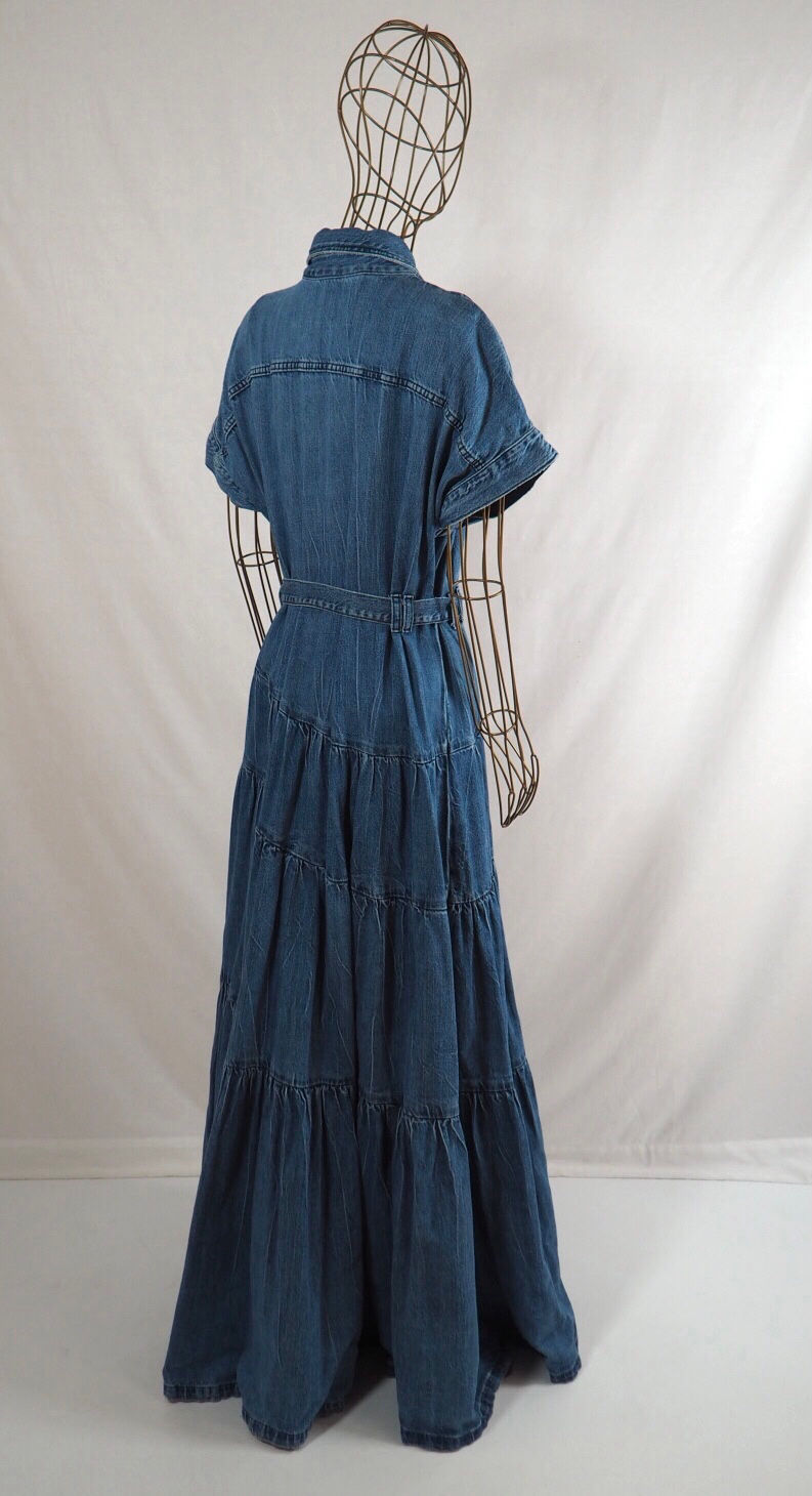 Thumbnail: ZARA Denim Maxi Dress
