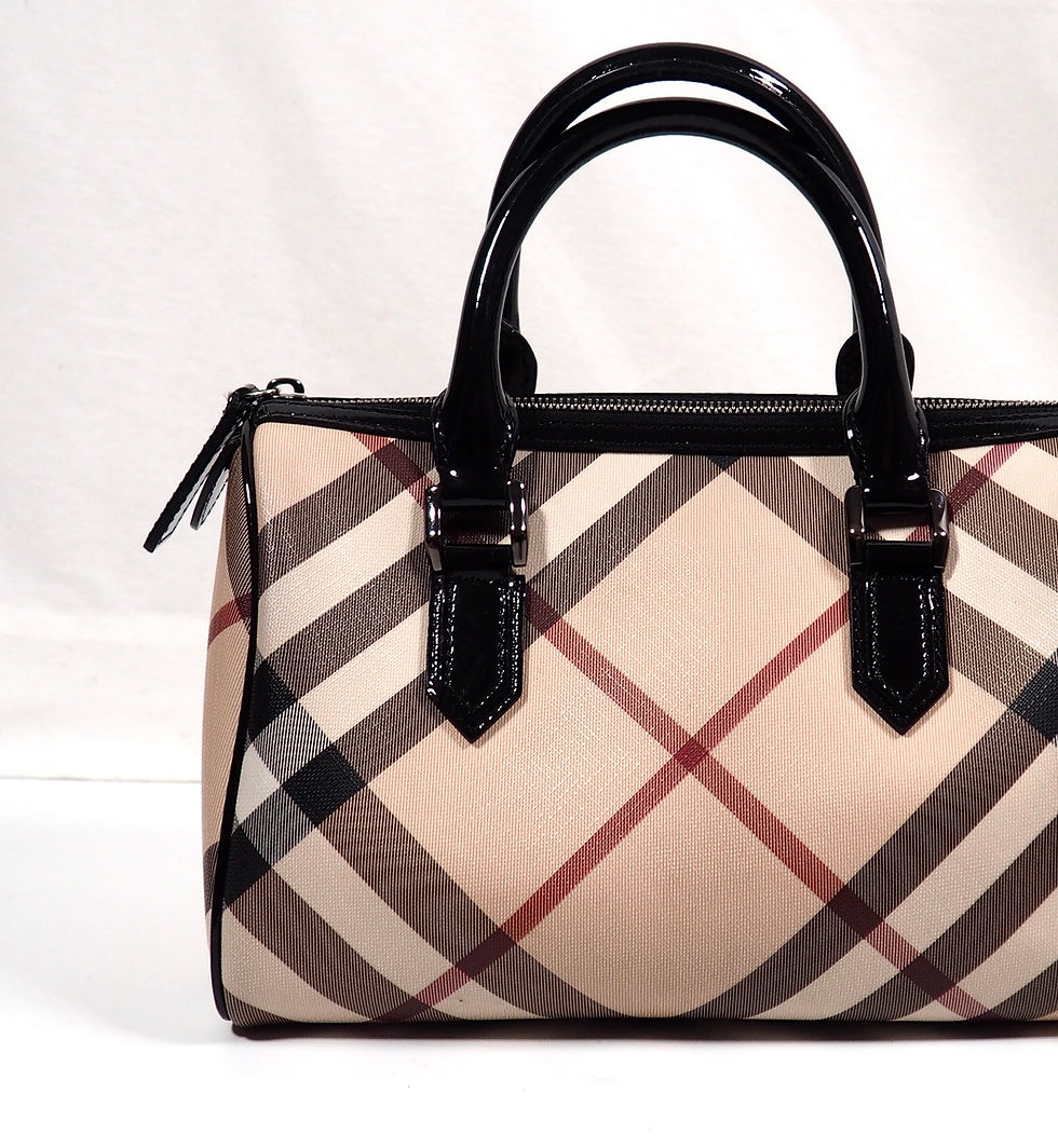 Thumbnail: BURBERRY Nova Check Bowling Bag