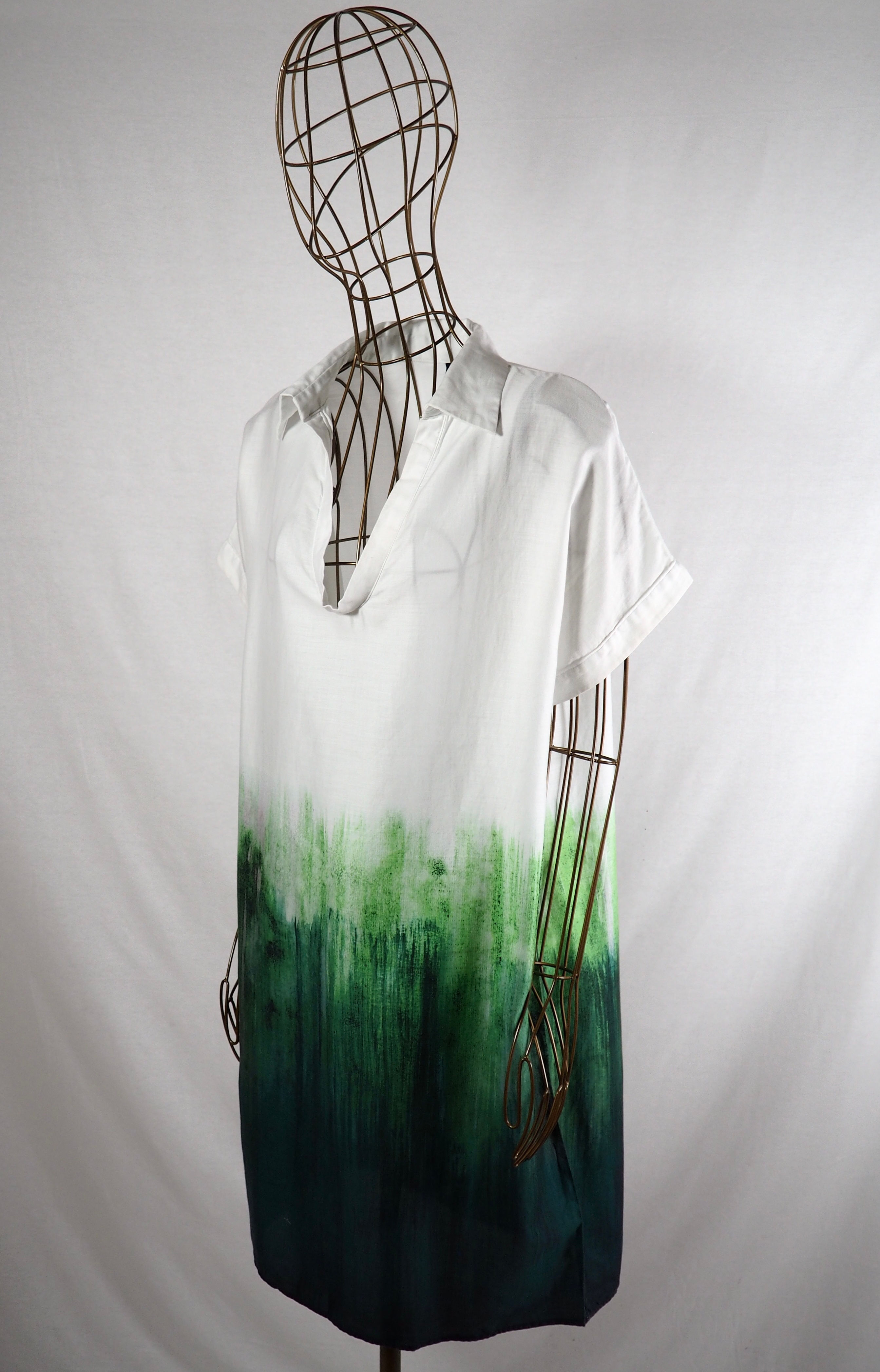 NUBU Gradient Shirtdress