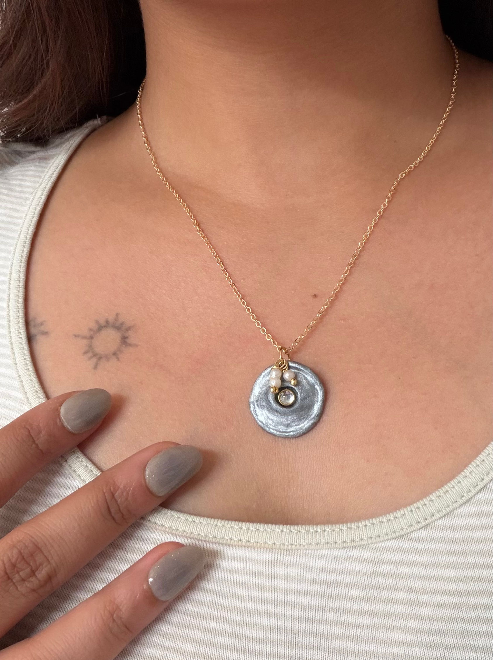 Vintage coin necklace