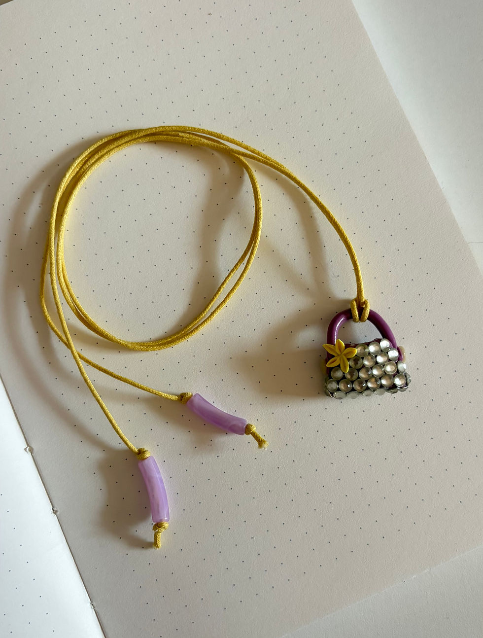 Thumbnail: Glam purse cord necklace