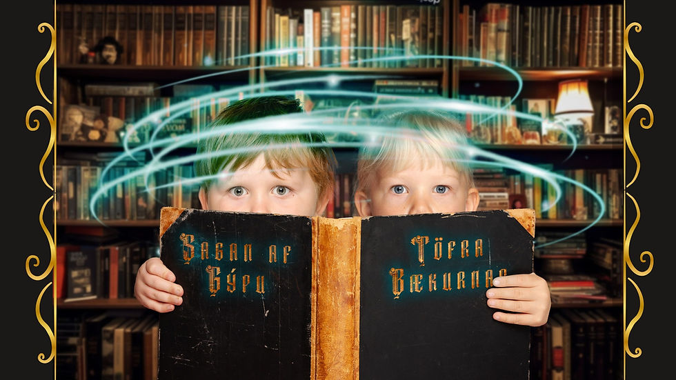 TÖFRABÆKURNAR á Glerártorgi - Sagan af Gýpu