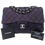 Thumbnail: CHANEL Purple Jumbo Lambskin Flap Purse
