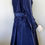 Thumbnail: Carolina Herrera Blue Silk Coat Dress Size 10