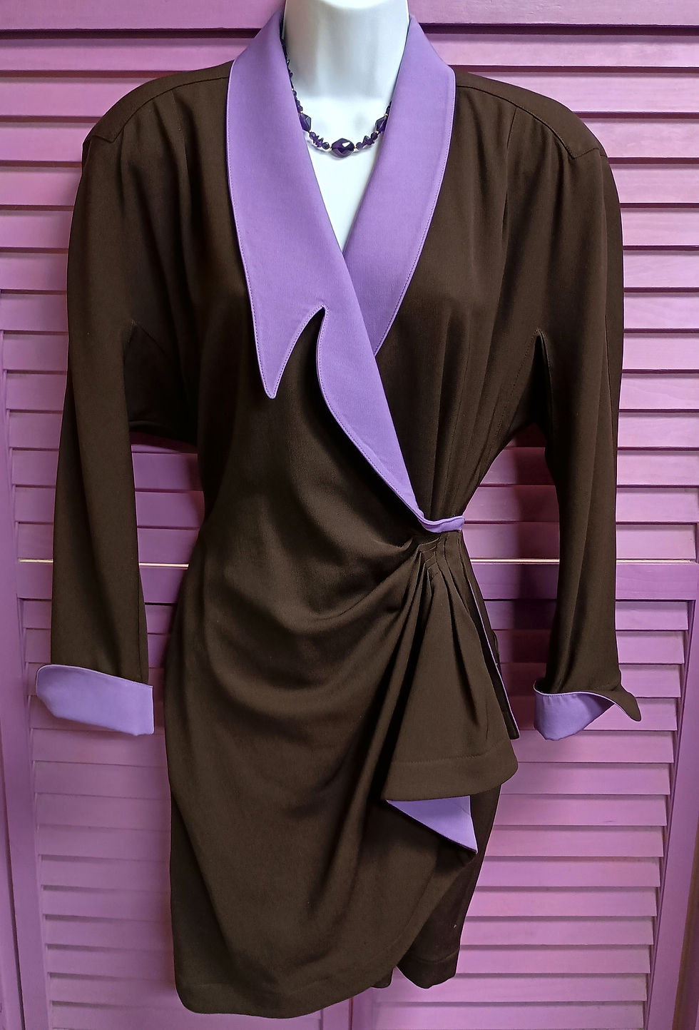 Thumbnail: Vintage Thierry Mugler 1980's Mini Dress Jacket sz 36 Small