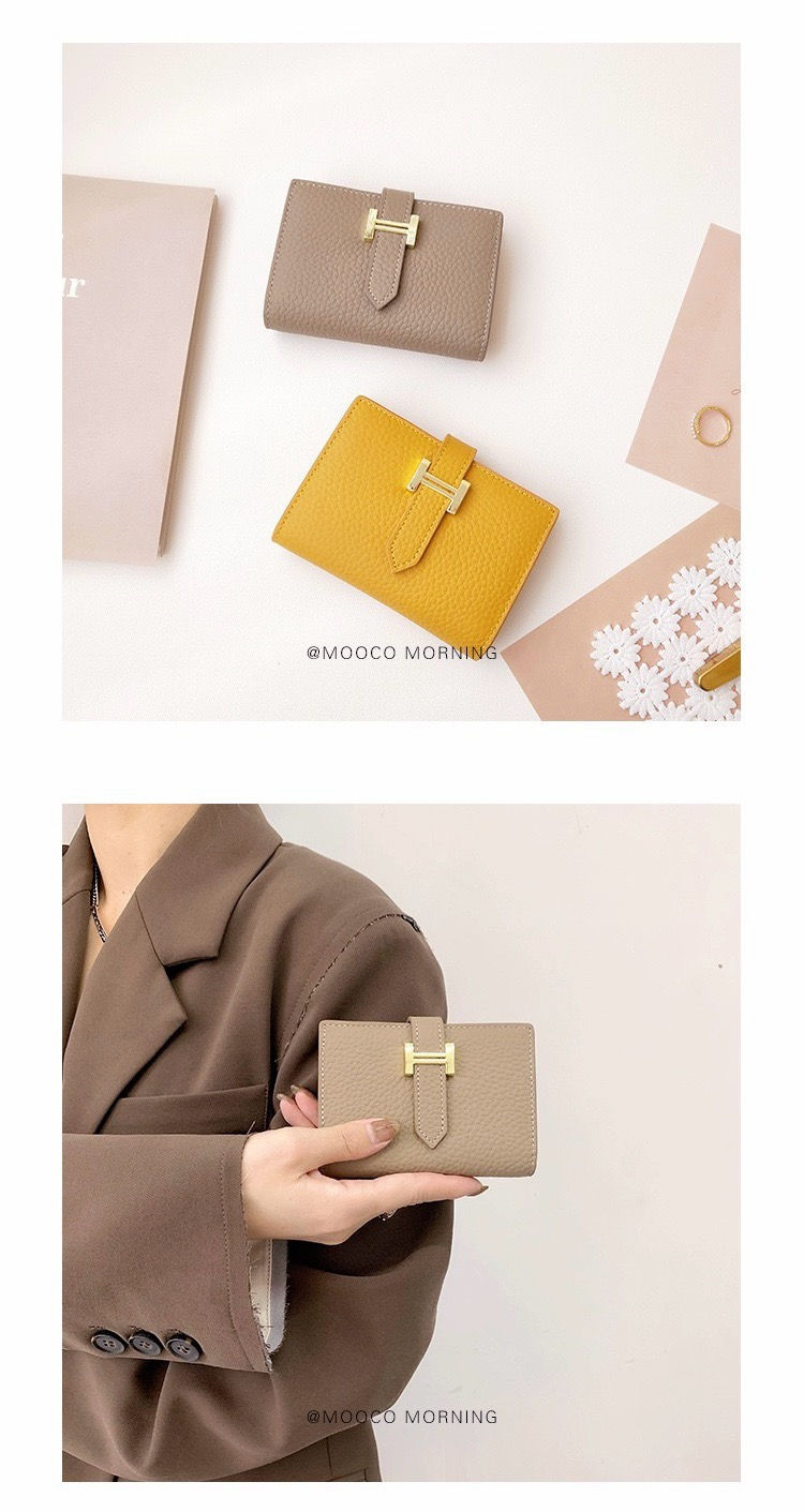 Thumbnail: H頭層牛皮卡包2個NYY3212318