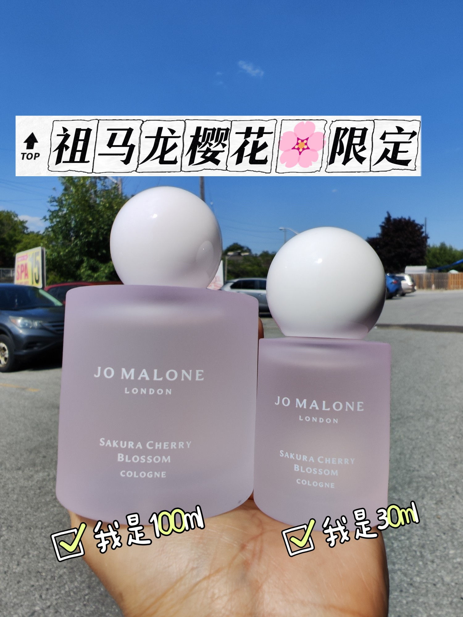 祖馬龍櫻花限定香水