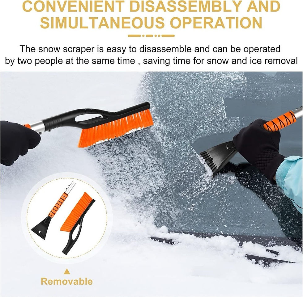 Thumbnail: 雪刷+可拆卸的刮冰器 二合一2把