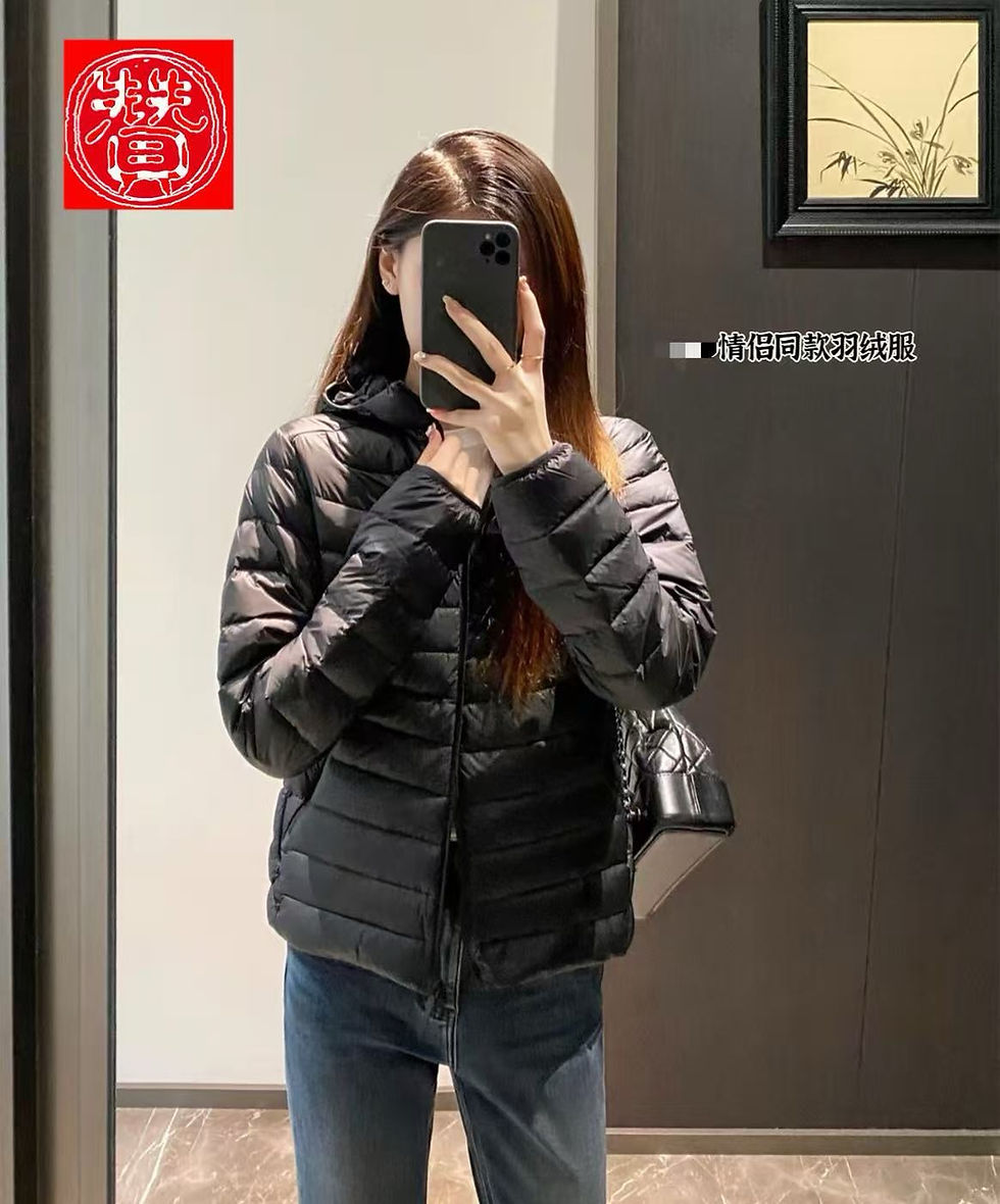 Thumbnail: L.L.情侶款連帽羽絨服