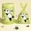 縮圖：Cute Panda加厚拉繩垃圾袋4包