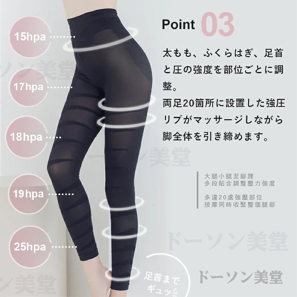 日本 ド-ソン 朵森美堂 多段加壓收腹提臀塑形打底褲 NYY3311544