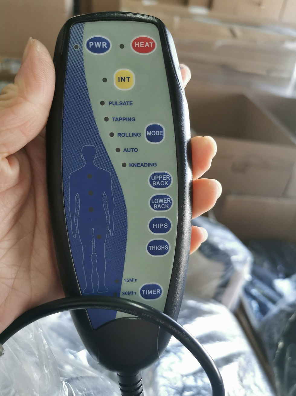 縮圖：SNAILAX 背部大腿部 加熱 震動 按摩墊