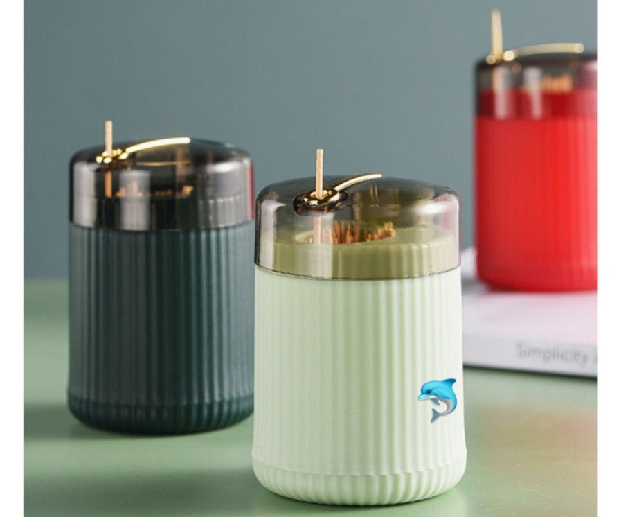 Thumbnail: 3 high-grade press-type toothpick jars