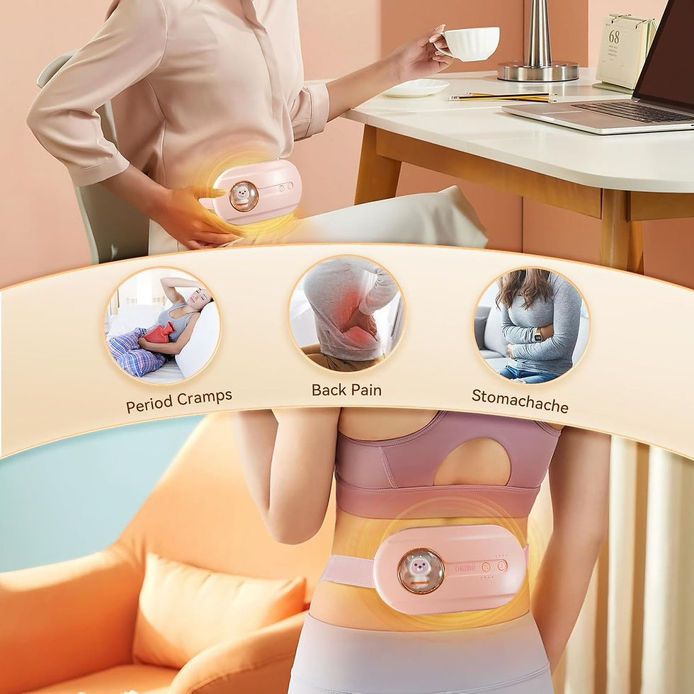 縮圖： 【OKIBB 隨身款腰腹按摩熱療儀】