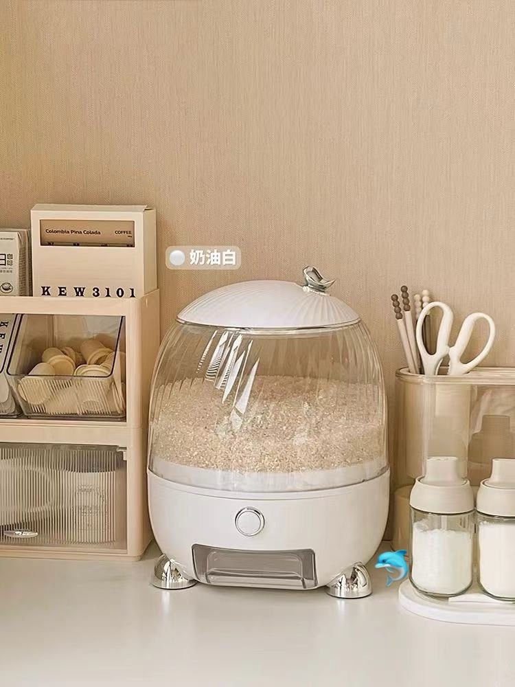 Thumbnail: 奶油白輕奢米桶買一送一