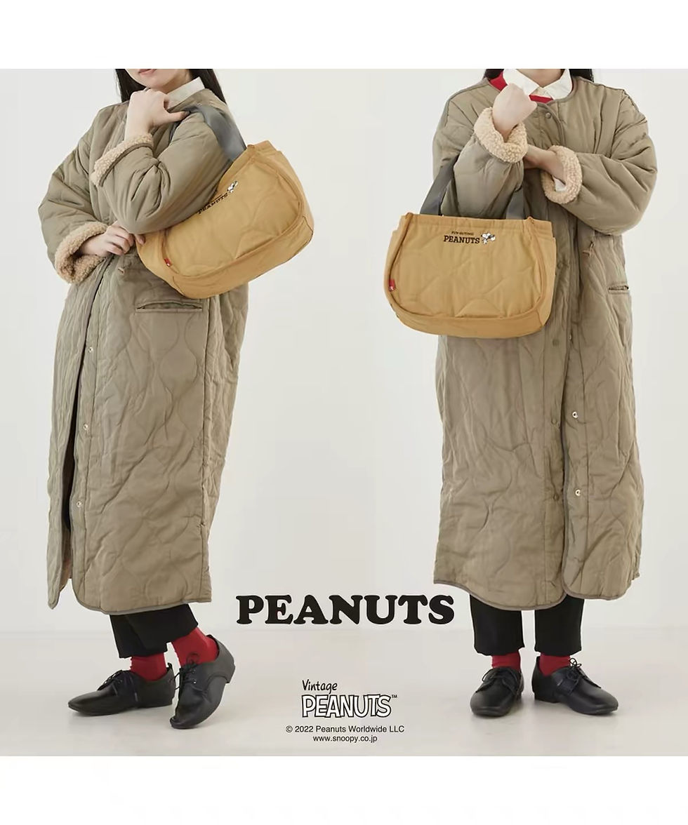 Thumbnail:  ROOTOTE × PEANUTS 絎縫托特包 NYY5012456